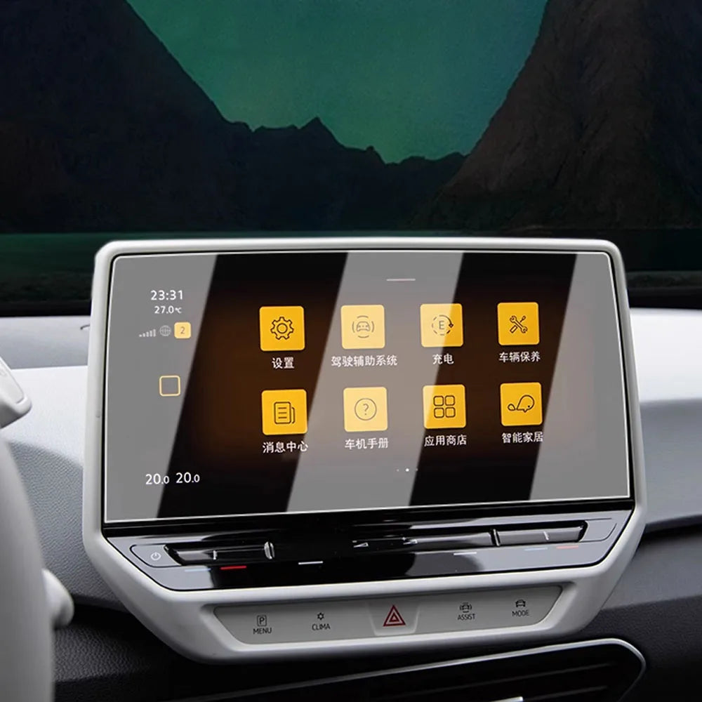 Volkswagen ID3 ID4 Car Nav Screen Tempered Glass Protector