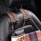 Leather Suede Auto Storage Organizer