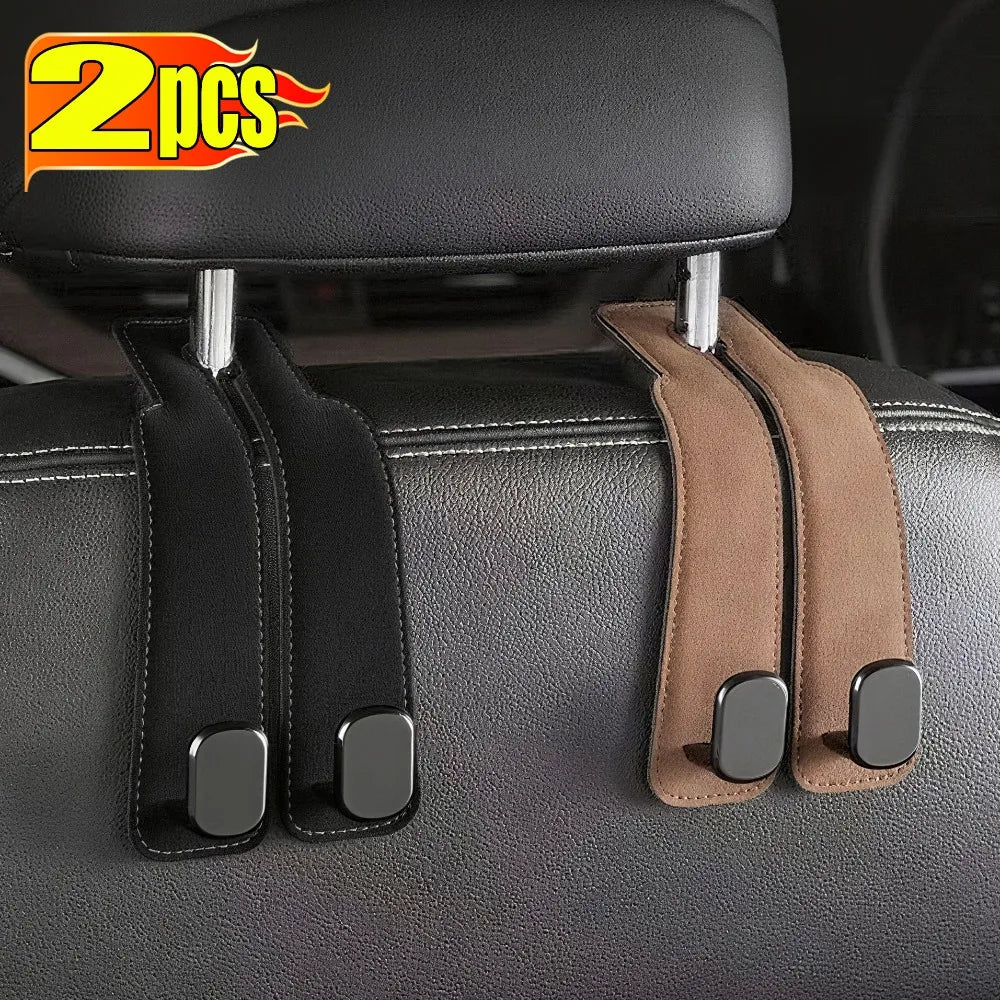 Leather Suede Auto Storage Organizer