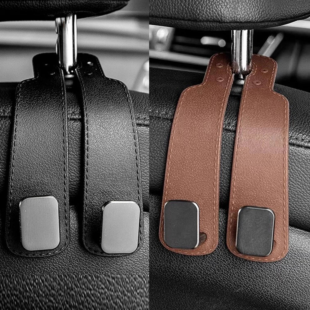 Leather Suede Auto Storage Organizer