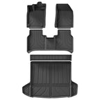 VW ID.7 3D Waterproof Rudder Car Floor & Trunk Backrest Pad