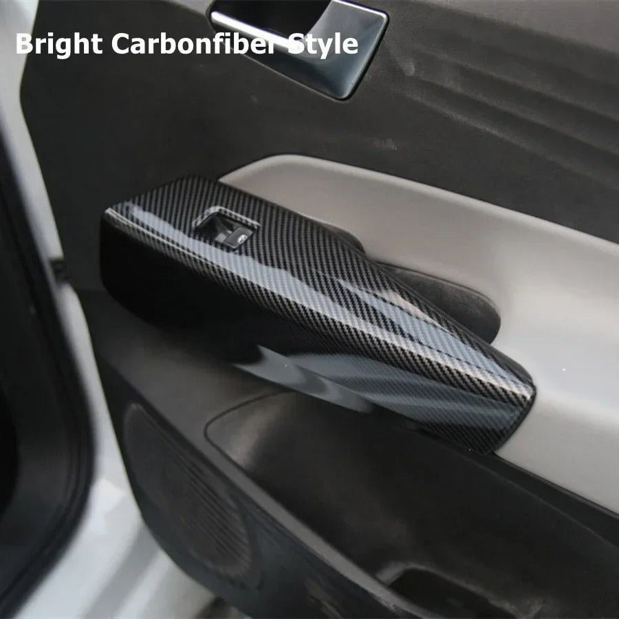 VW ID.4 ID.3 ID.6 Carbon Fiber Style Door Handle Armrest Trim