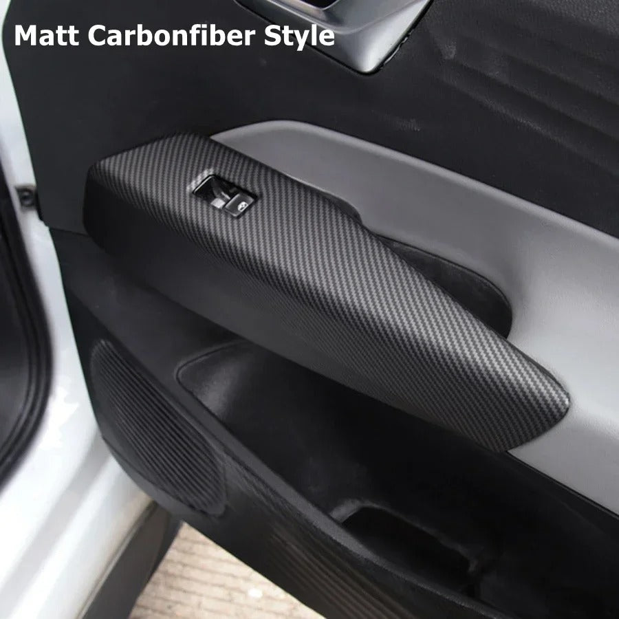VW ID.4 ID.3 ID.6 Carbon Fiber Style Door Handle Armrest Trim