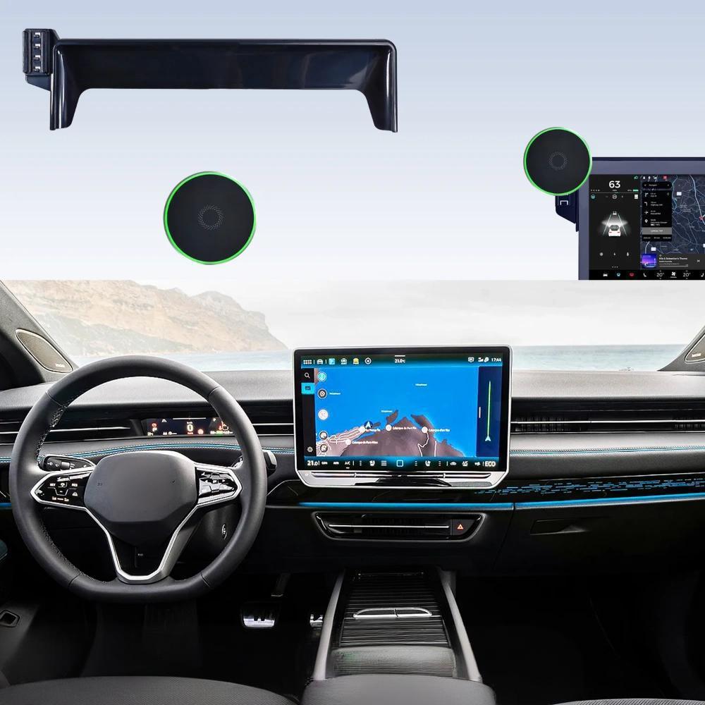 VW ID 7 Car Screen Magnetic Wireless Charging Holder