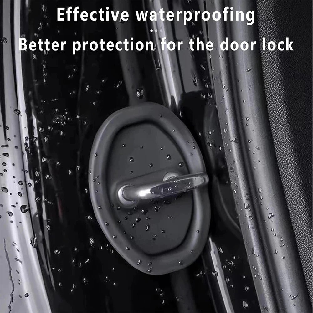 Car Silicone Door Lock Buckle Protective Cover