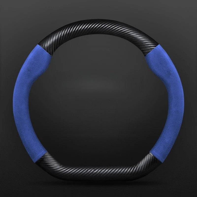 Carbon Fiber Car Steering Wheel Cover For VW ID.2, ID.3, ID.4, ID.5, ID.6, ID.7, Crozz, PRO, X, BUZZ