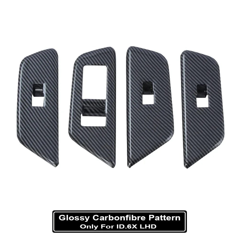 VW ID.4 ID.3 ID.6 Carbon Fiber Style Door Handle Armrest Trim