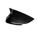 VW ID4 ID5 Black Horn Rearview Mirror Cover with Lane Hole