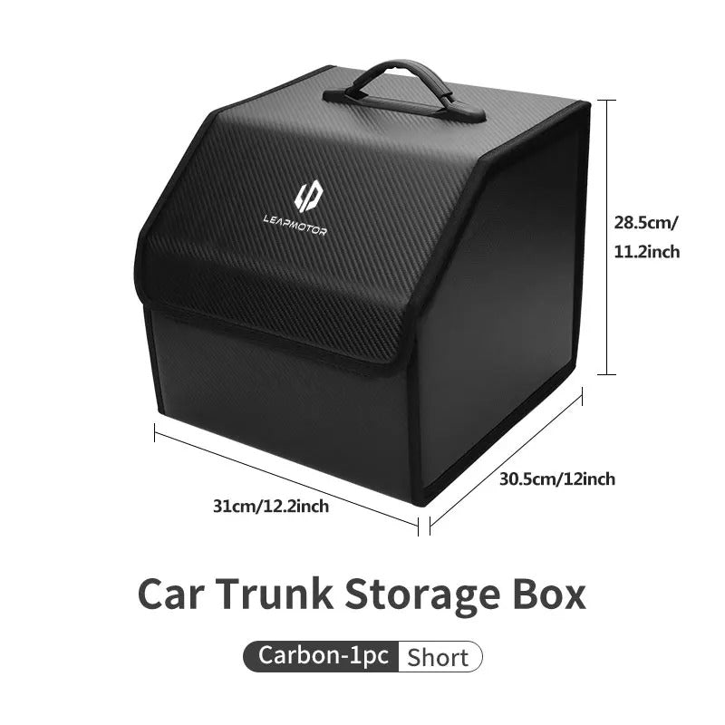 Leather Car Trunk Fold Organizer Bag For Leapmotor C11 T03 S01 C10 - Leapmotor Accessories