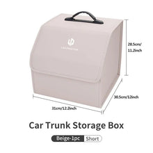 Leather Car Trunk Fold Organizer Bag For Leapmotor C11 T03 S01 C10 - Leapmotor Accessories