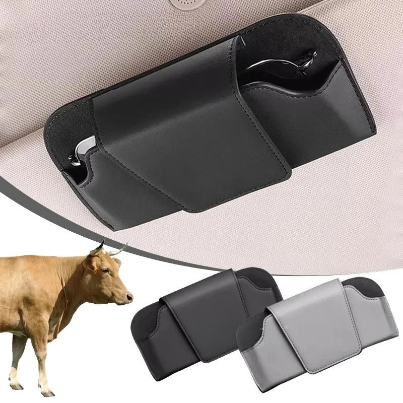 Sun Visor Glasses Holder Sunglasses Storage Case